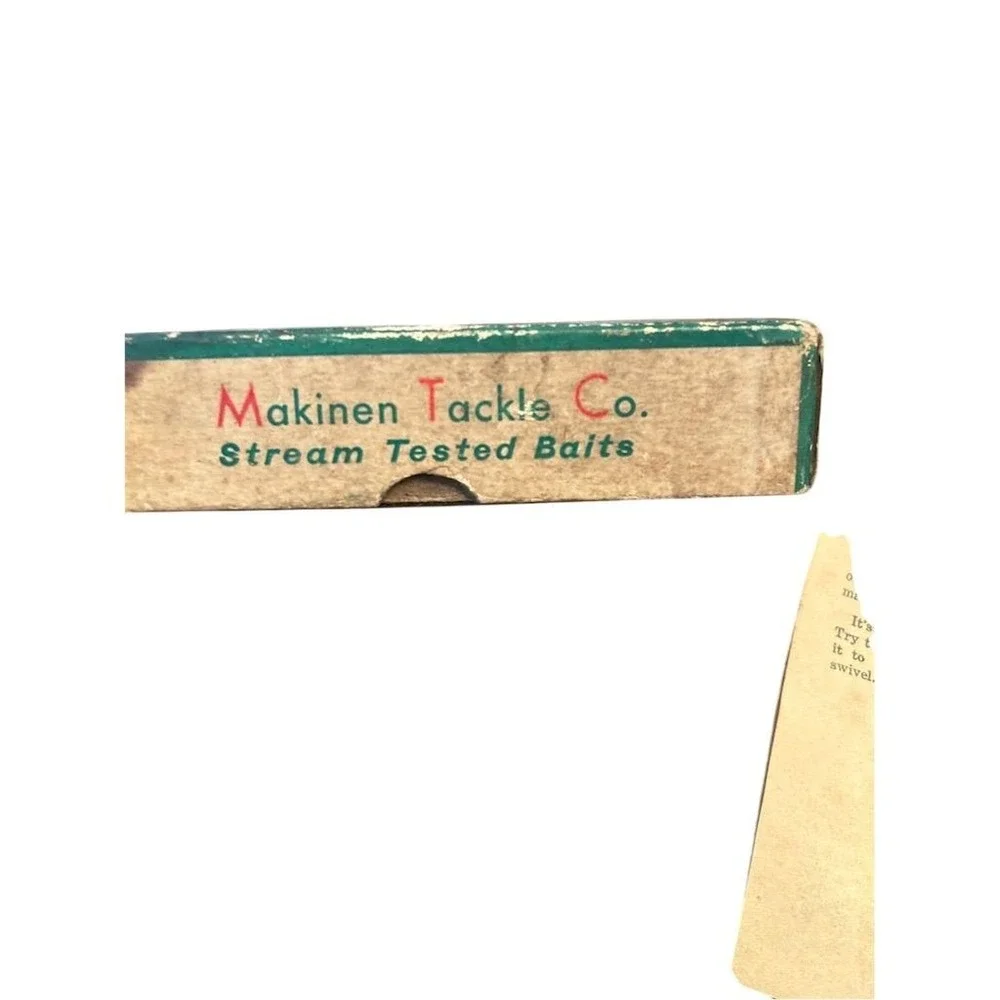 Makinens Tackle Co. Vintage Fishing Lures and Baits Brochure Kalva Michigan
